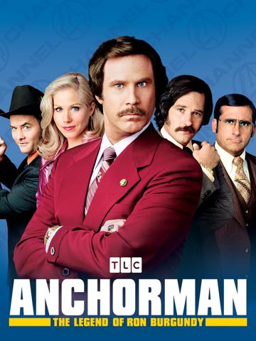 Anchorman: The Legend of Ron Burgundy (2004) poster