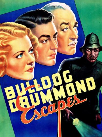 Bulldog Drummond Escapes (1937) poster