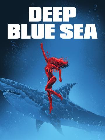 Deep Blue Sea (1999) poster
