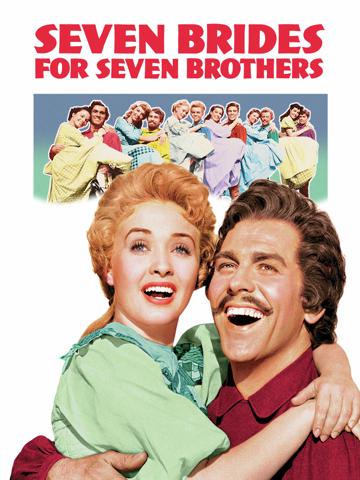 Seven Brides for Seven Brothers (1954) poster