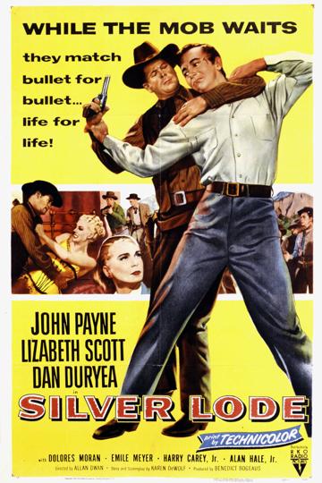 Silver Lode (1954) poster