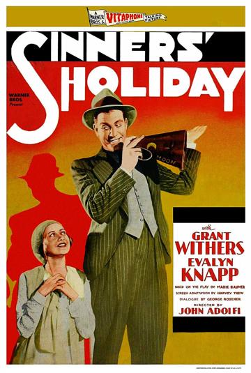 Sinners' Holiday (1930) poster