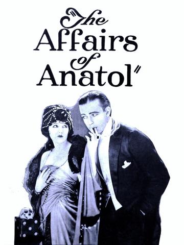 The Affairs of Anatol (1921) poster