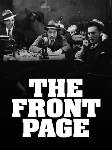 The Front Page (1931) poster