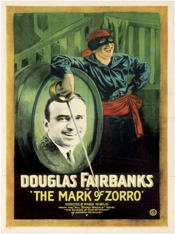 The Mark of Zorro (1920) poster