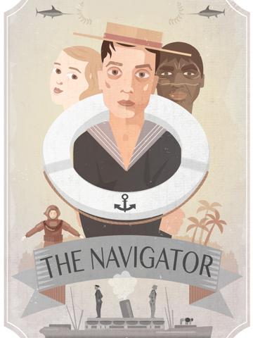 The Navigator (1924) poster