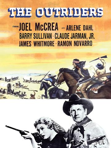 The Outriders (1950) poster
