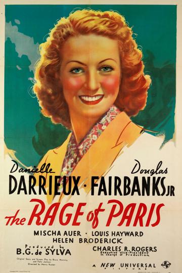 The Rage of Paris (1938) poster