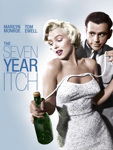 The Seven Year Itch (1955) poster