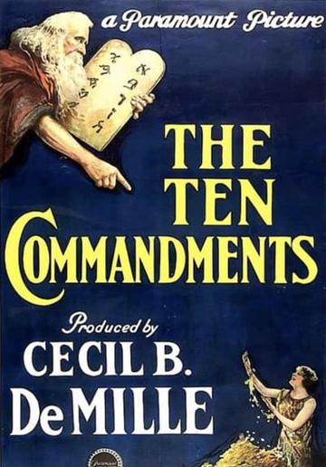 The Ten Commandments (1923) poster