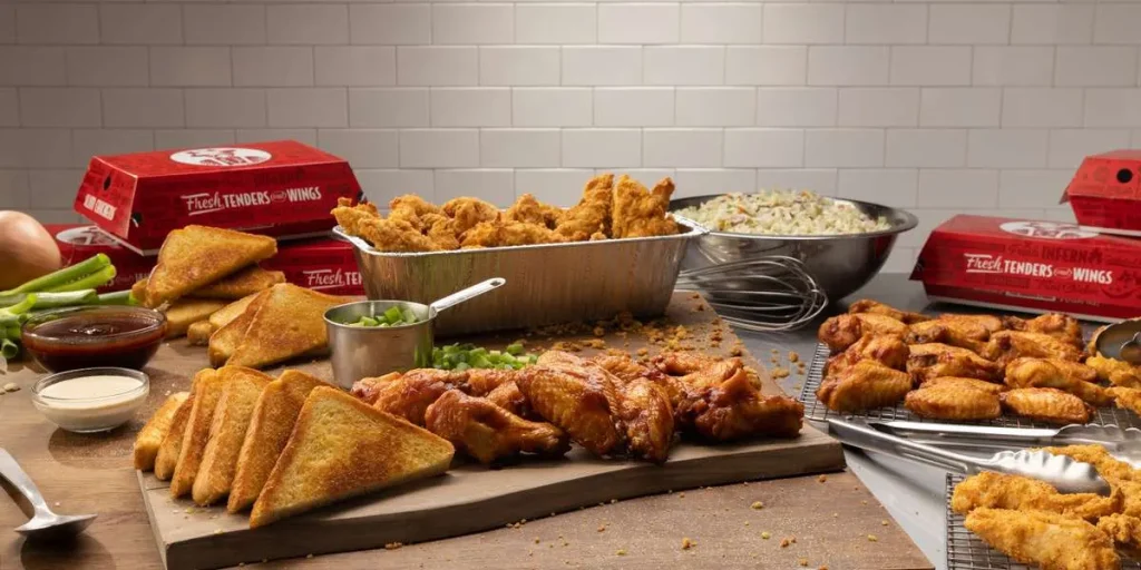 Chicken tenders, wings and sides from the Slim Chickens menu